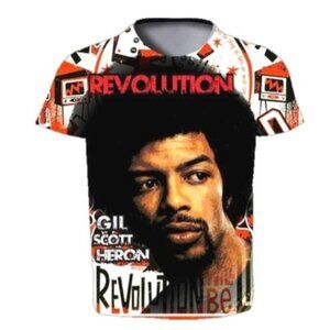 Gil Scott Heron Soul Jazz Revolution Crew Neck Unisex Tshirt